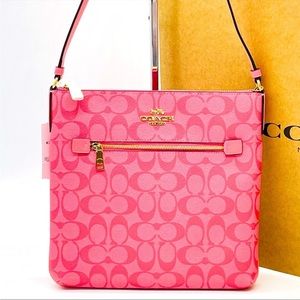 Coach Rowan File Crossbody Bag in Signature Canvas Leather